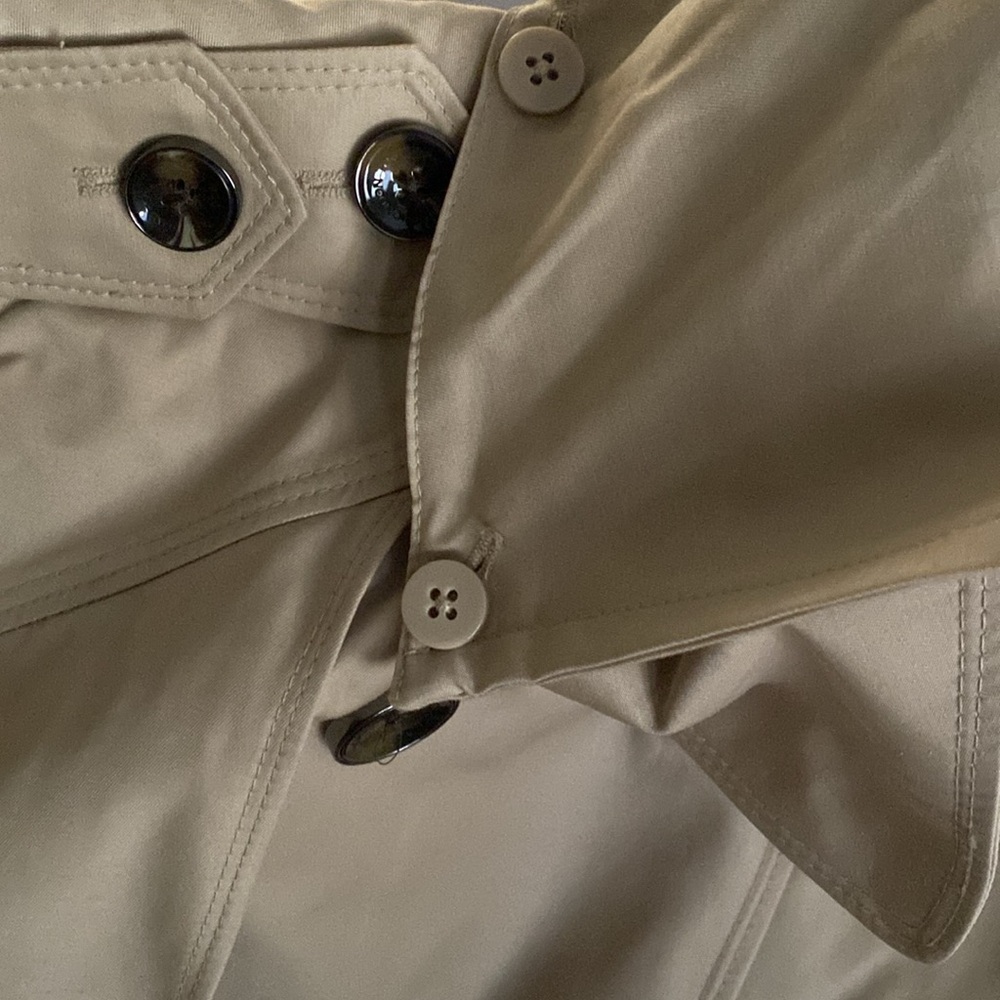 London Fog Women's Double-Breasted Hooded Trench Rainco - Picture 12 of 12
